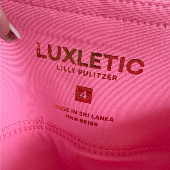 NET Lilly Pulitzer Pink Performance Skort Sz 4 - Picture 3 of 5